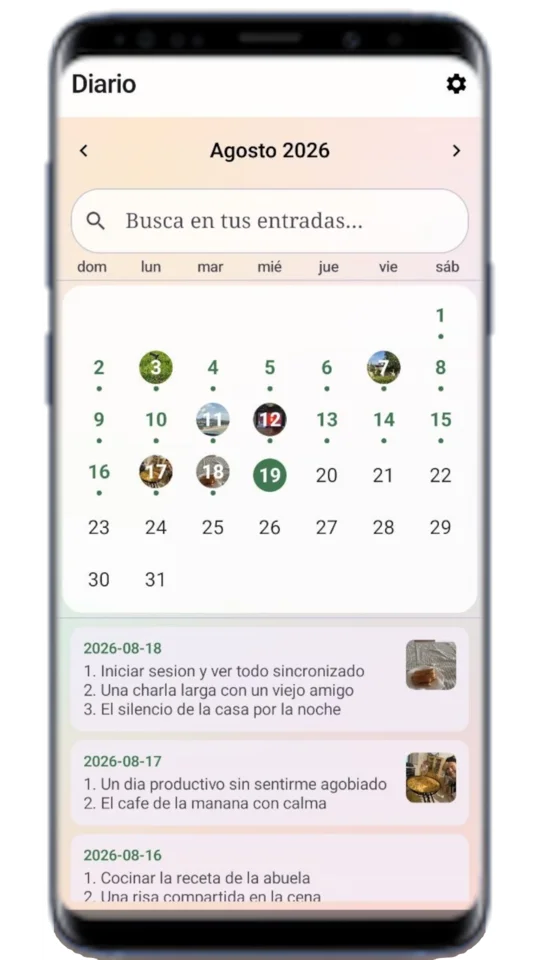 Calendario de entradas de Grateful